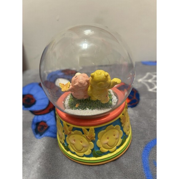 Vintage Rare 1963 Care Bears snow globe  "You are my sunshine" Funshine & Cheer - Picture 4 of 5